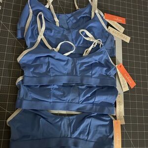 Colsie Women's Blue Bralette Set